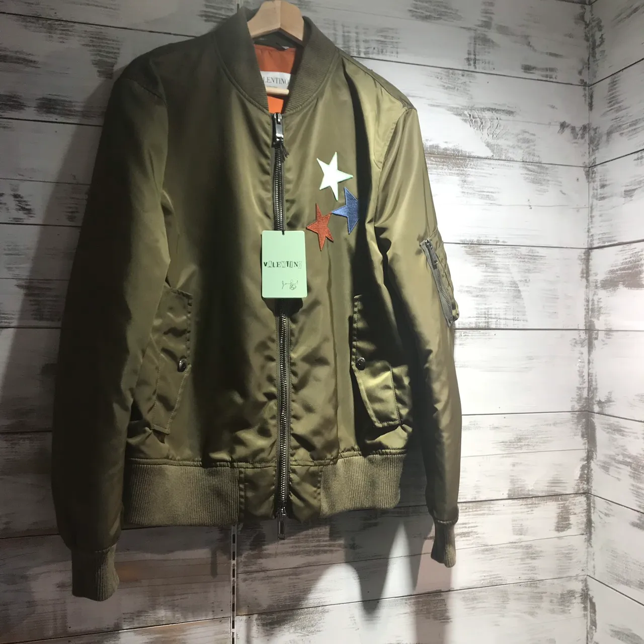 VALENTINO VALENTINO 17AW ジェイミーリードパッチボンバージャケット
