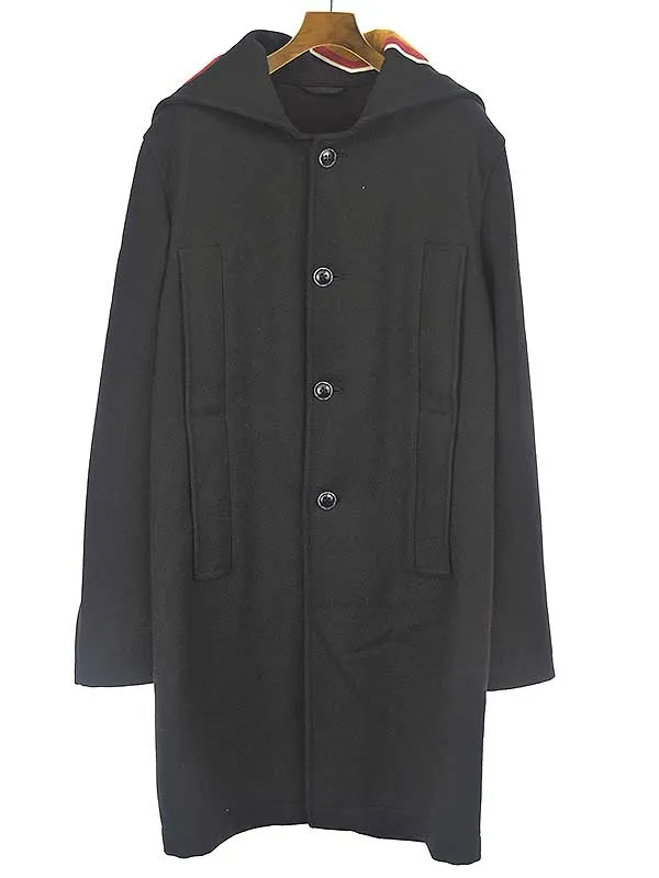 RAF SIMONS ラフシモンズ 17AW ワッペンデザインオーバーサイズロングコート