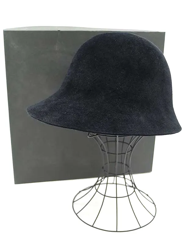 Yohji Yamamoto ヨウジヤマモト ファム 08SS ウールフェルトデザインハット