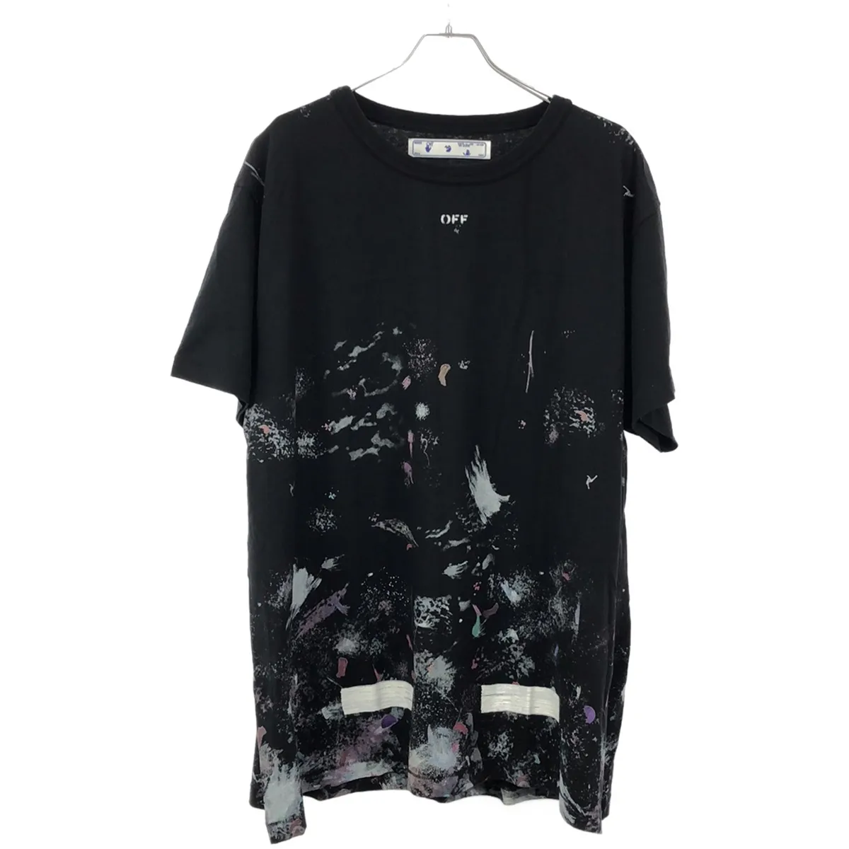 OFF-WHITE オフホワイト Galaxy Brushed Arrows Tee ギャラクシーアロープリントTシャツ
