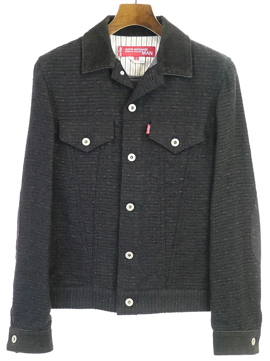 COMME des GARCONS ジュンヤワタナベ コムデギャルソン マン×リーバイス 3rdタイプ 襟切替デニムジャケット