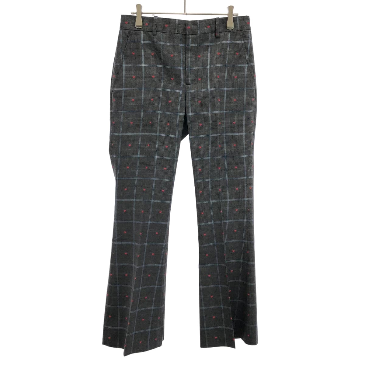 GUCCI グッチ ハートチェック スラックスパンツ 497762 Z414H