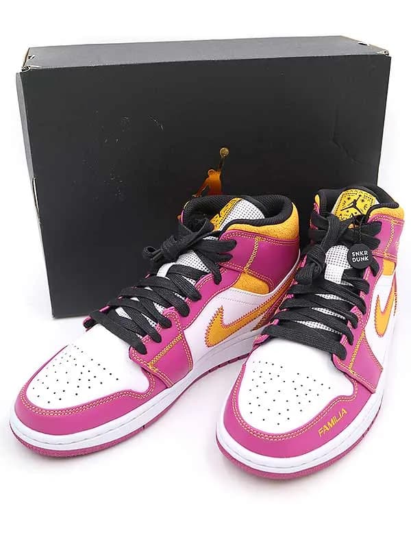 NIKE ナイキ DC0350-100 AIR JORDAN 1 MID DAY OF THE DEAD ハイカットスニーカー