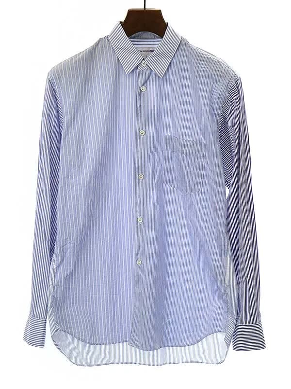COMME des GARCONS コムデギャルソンシャツ FOREVER クレイジーパターンストライプシャツ
