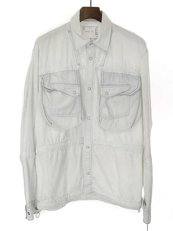 sacai サカイ 22SS パッチポケットシャンブレーシャツ