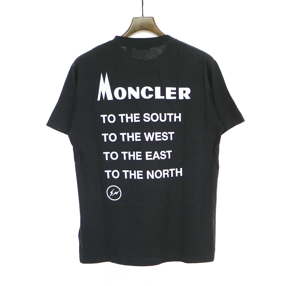 MONCLER MONCLER GENIUS 18AW FRAGMENT HIROSHI FUJIWARA バックプリントTシャツ