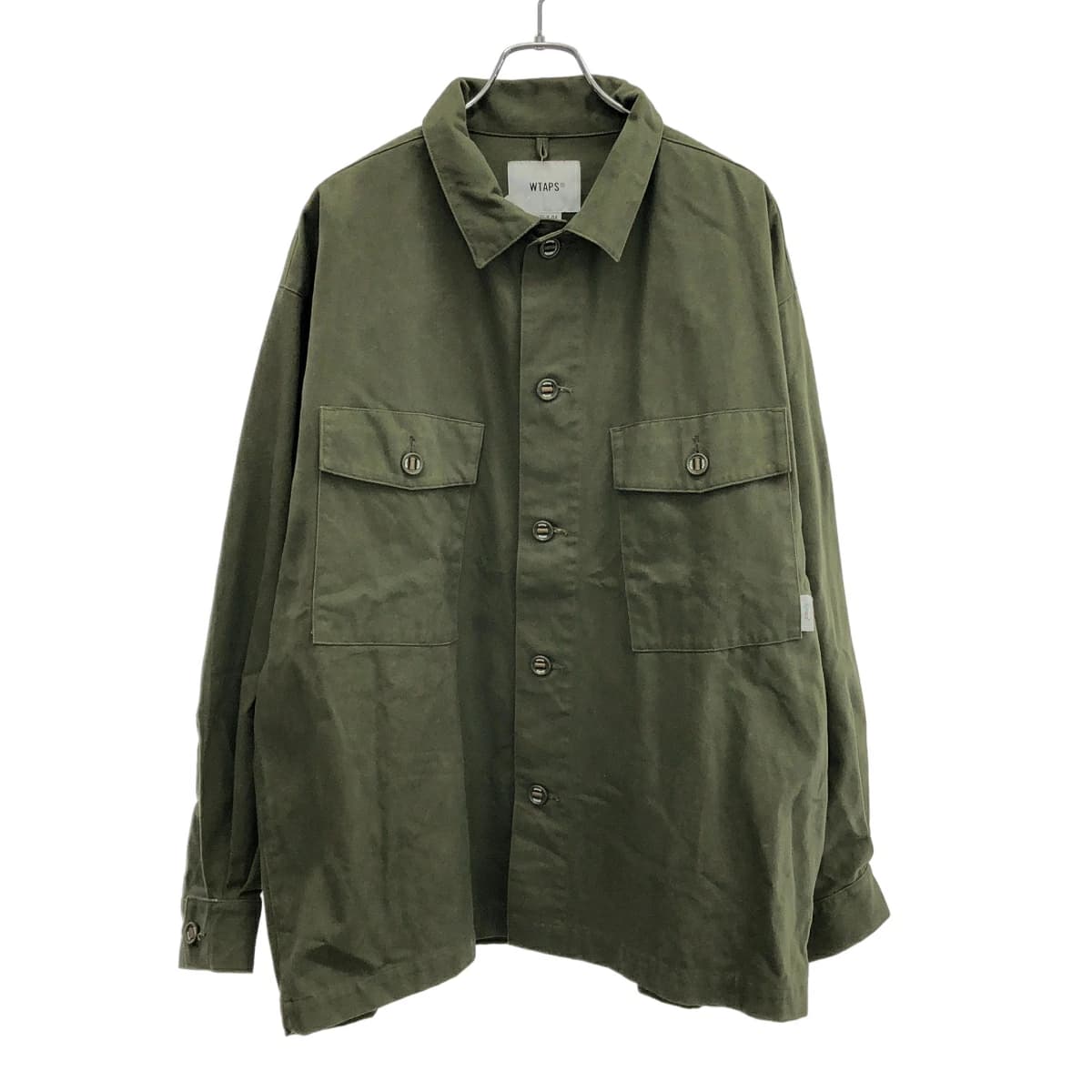 WTAPS ダブルタップス 23AW CBW/LS/COTTON.TWILL BDUタイプミリタリーシャツ