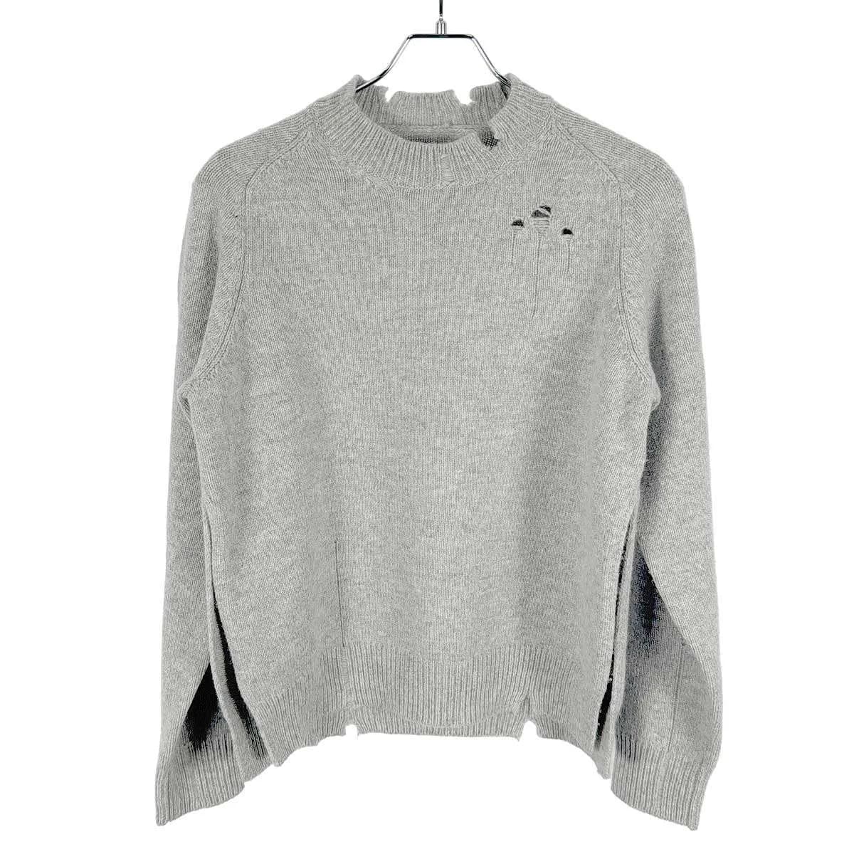 Maison Margiela メゾン マルジェラ 21AW デストロイ加工ウールニットセーター S51GP0200