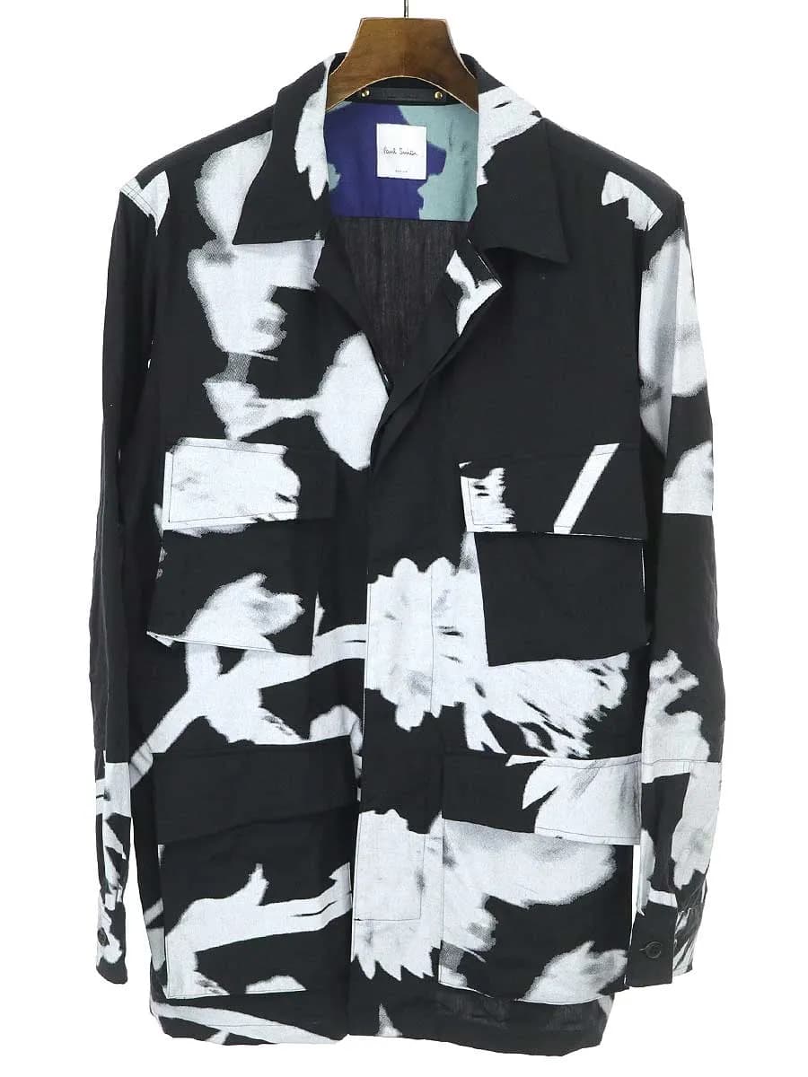 Paul Smith ポールスミス 20SS Screen Floral ミリタリーシャツジャケット