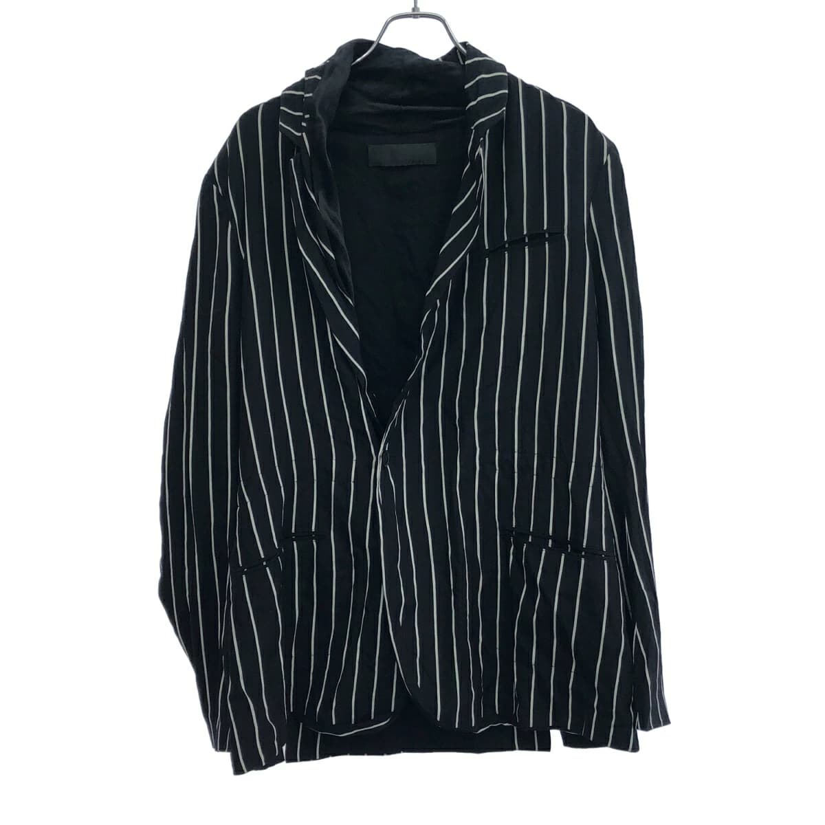 HAIDER ACKERMANN ハイダーアッカーマン シルクストライプテーラードジャケット