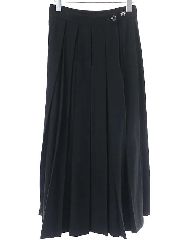 Yohji Yamamoto ヨウジヤマモトファム 90's ウールフラノボリュームプリーツスカート