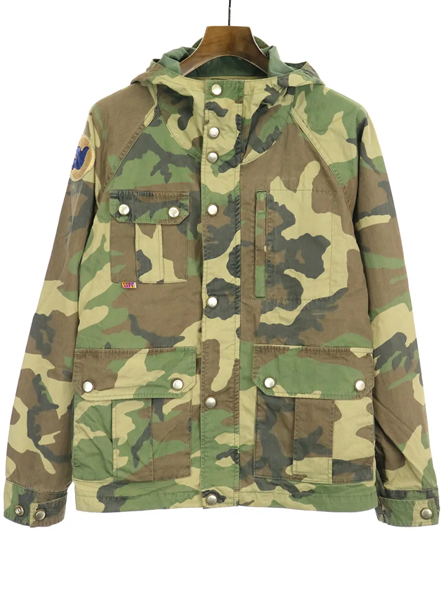 FREE CITY フリーシティ 16AW COLOR STRIKE CAMO VINTAGE MOUNTAIN PARKA カモフラージュ柄マウンテンパーカー
