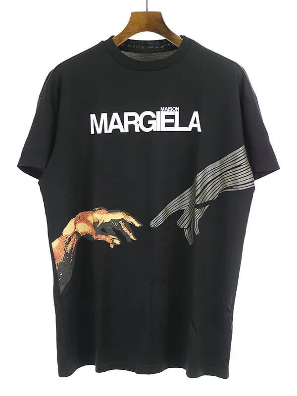 Maison Margiela メゾン マルジェラ 19SS MAKO LOGO TEE ロゴプリントコットンジャージーTシャツ