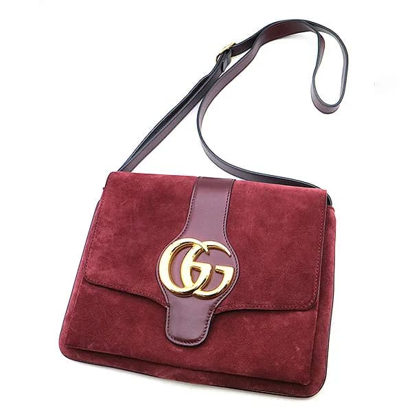 GUCCI GUCCI ALLY SHOULDER BAG スエードレザーバッグ