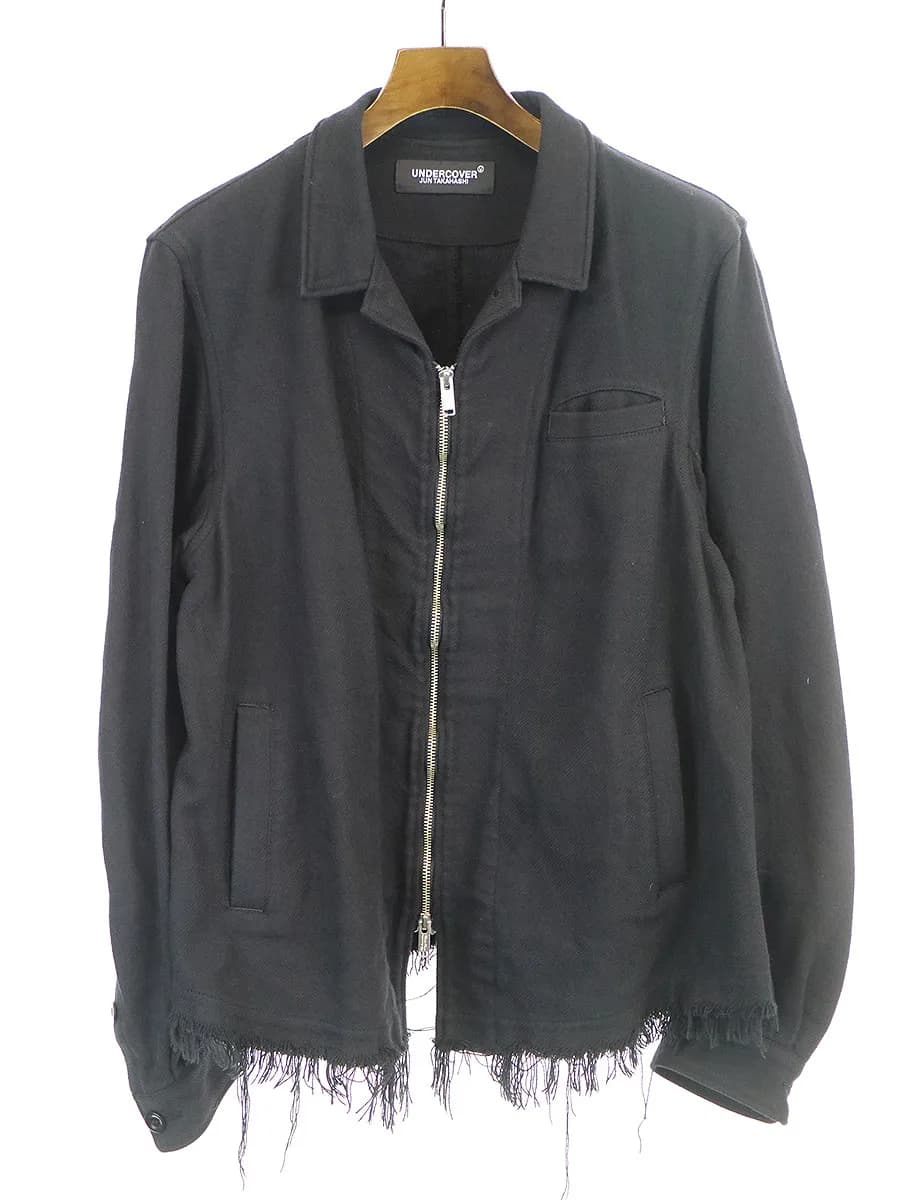 UNDERCOVER アンダーカバー 18SS 裾タチキリネルブルゾン コットンフランネルジャケット