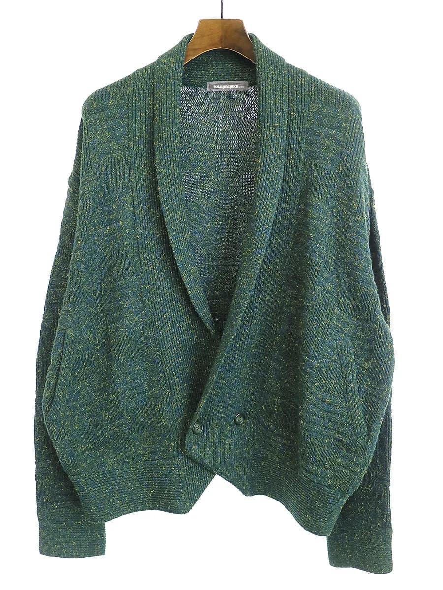 ISSEY MIYAKE イッセイミヤケ メン 80'S ニットカーディガン