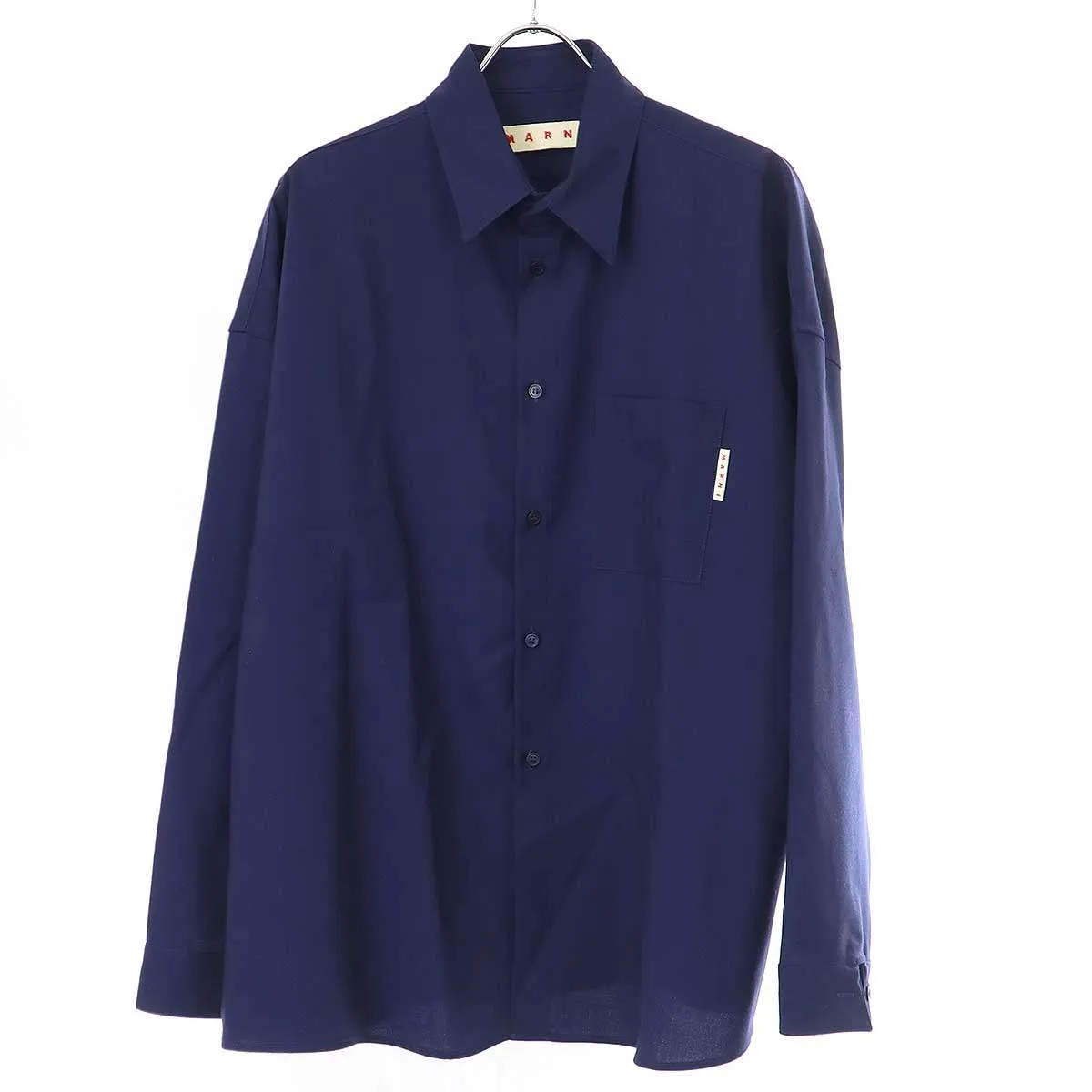 MARNI マルニ 22AW トロピカルウールレギュラーカラーシャツ CUMU0061A1 TW839