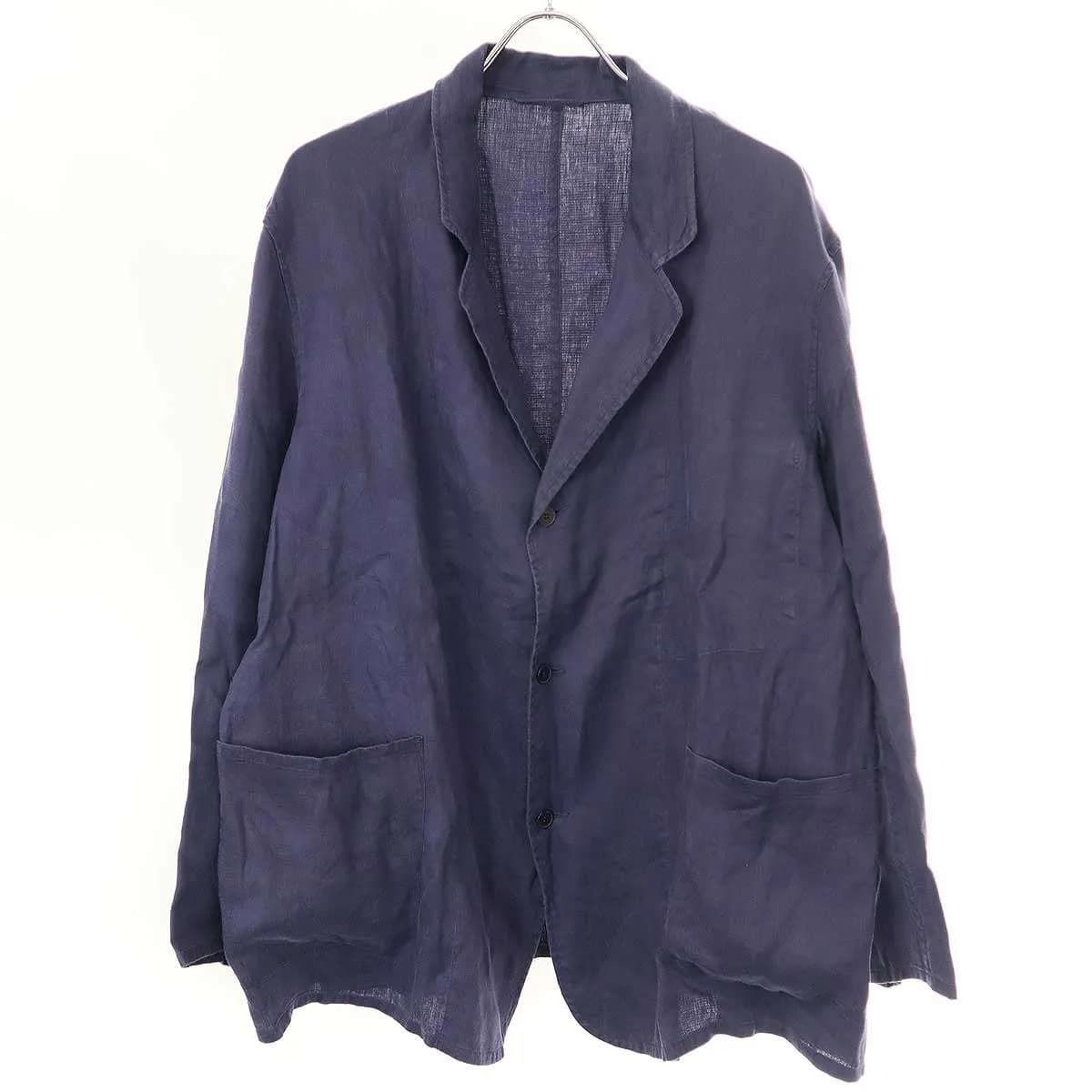 COMOLI コモリ 21SS リネンWクロスジャケット T01-01019