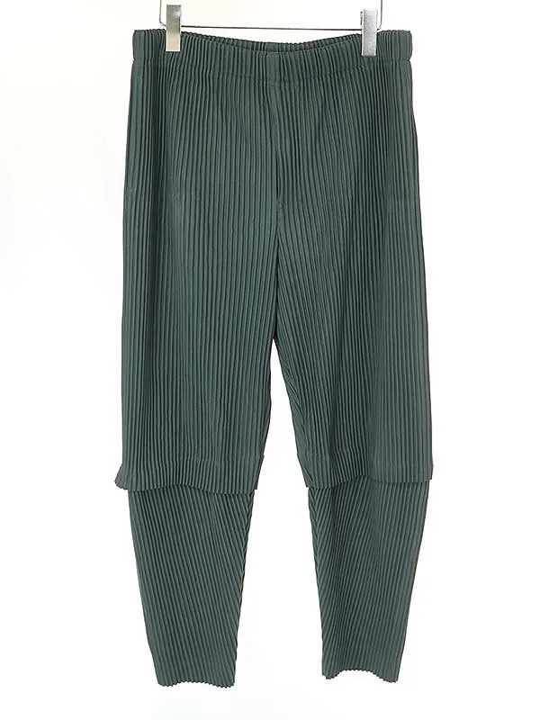 ISSEY MIYAKE オム プリッセ イッセイ ミヤケ 22SS BENDING プリーツパンツ