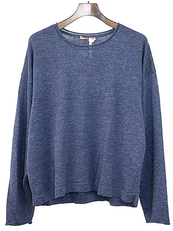 NEHERA ネヘラ 17SS エクストラファインコットンリネンニットセーター