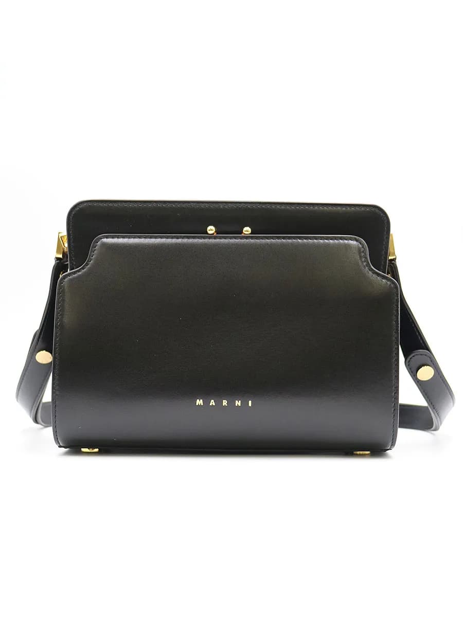 MARNI マルニ トランクリバースバッグ レザーショルダーバッグ