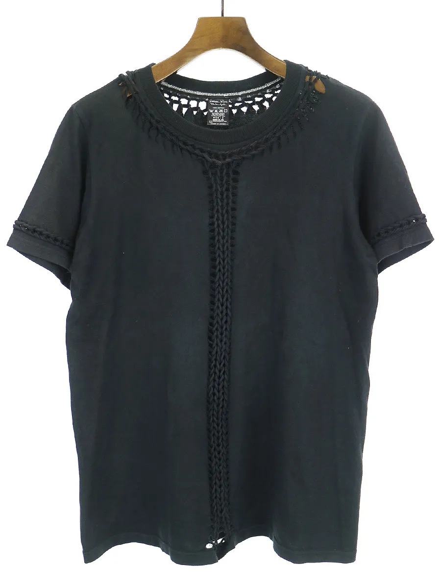 NUMBER NINE ナンバーナイン 編み込みクルーネックTシャツ