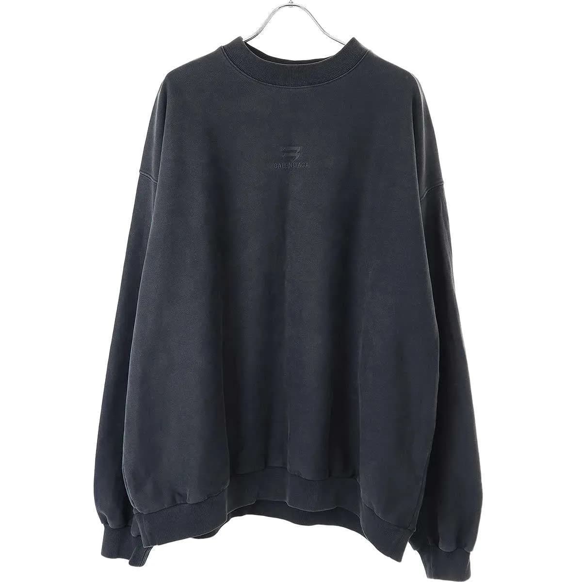 BALENCIAGA バレンシアガ 22SS Oversized Crewneck New Sporty B オーバーサイズスウェットトレーナー 720428