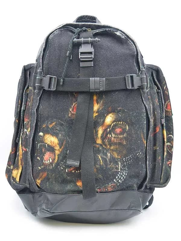 GIVENCHY ジバンシィ 11AW ロットワイラー ウールフランネルバックパック