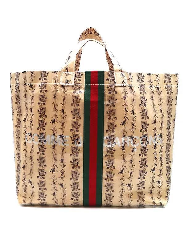 GUCCI グッチ×コムデギャルソン GARDEN シェリーラインPVCトートバッグ