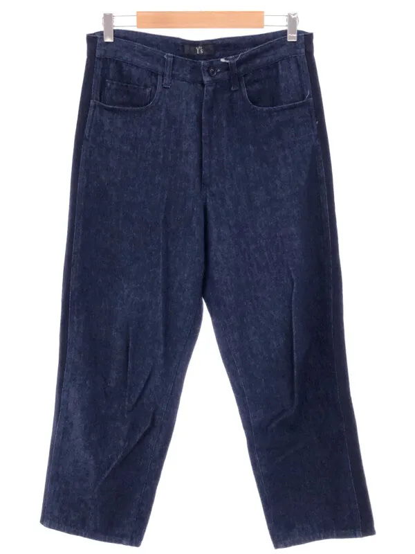 Y's ワイズ 2021 Resort サイドラインデニムパンツ