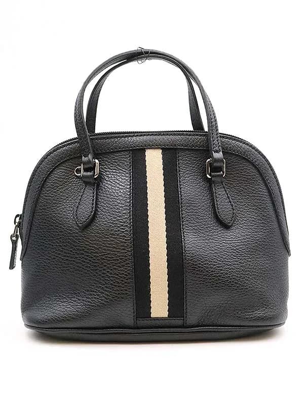 GUCCI グッチ ラインデザイン2WAYレザーショルダーバッグ