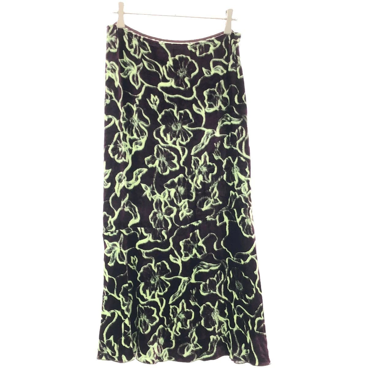 DRIES VAN NOTEN ドリスヴァンノッテン 22AW フラワーベルベットスカート