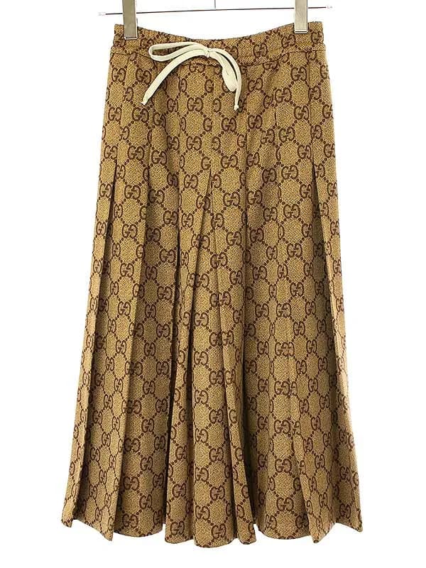 GUCCI グッチ 20AW GGテクニカルジャージースカート
