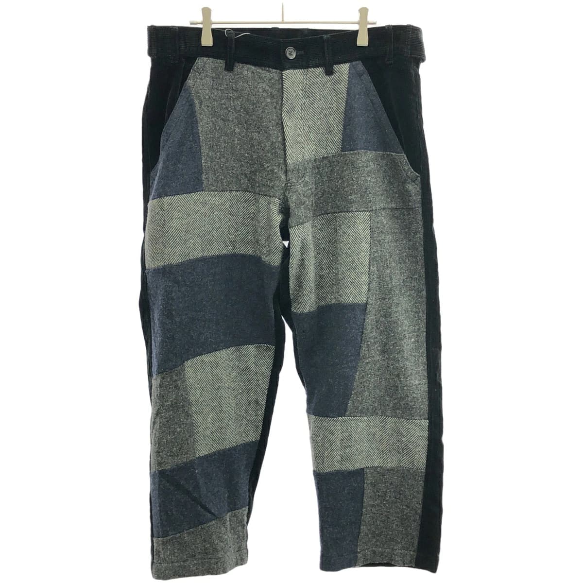 COMME des GARCONS コムデギャルソンシャツ 21AW パッチワークコーデュロイクロップドパンツ FH-P007