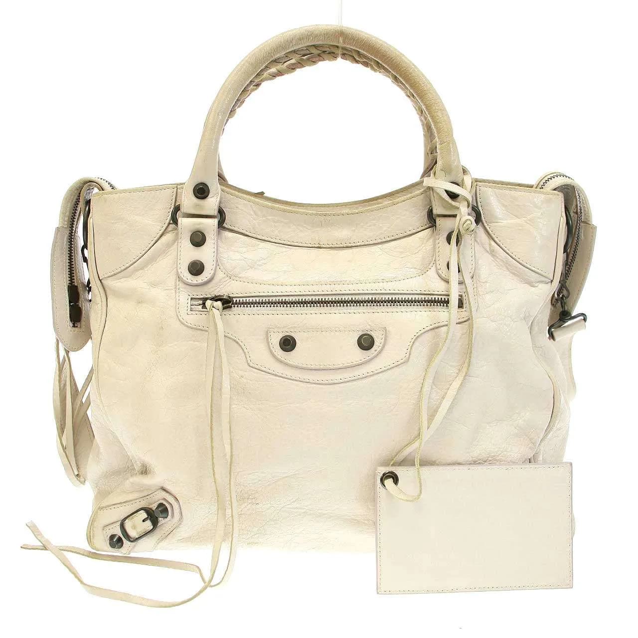BALENCIAGA バレンシアガ Velo Bag ヴェロ レザーショルダーバッグ