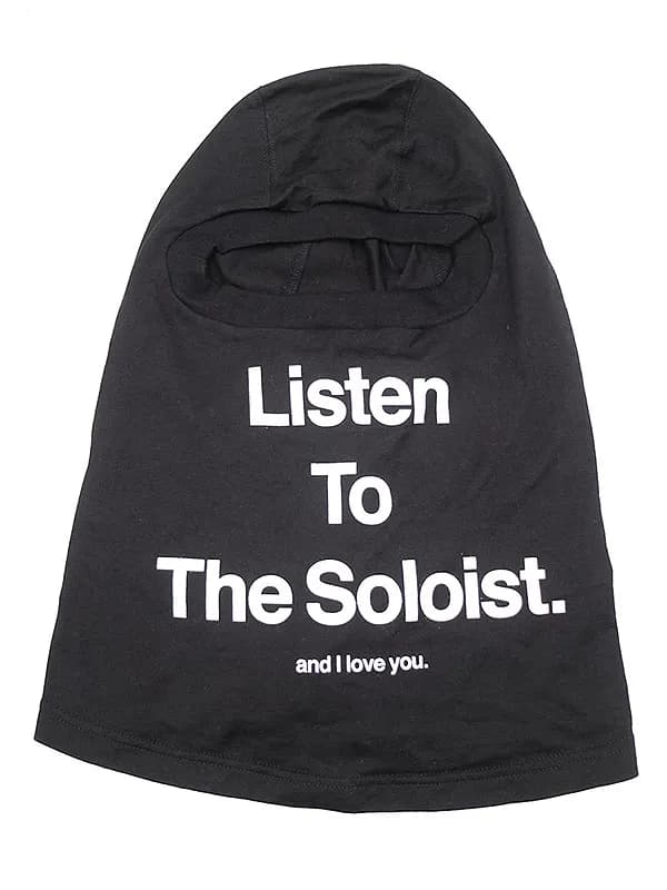 TAKAHIROMIYASHITA The SoloIst. タカヒロミヤシタ ザ ソロイスト 20SS Listen To The Soloist BALACLAVA