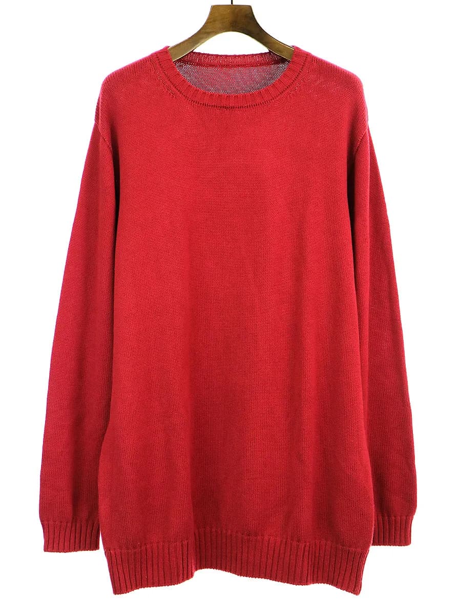 the Sakaki ザ サカキ 17AW 居間着 ima-gi 甲 L/S Knit コットンニット
