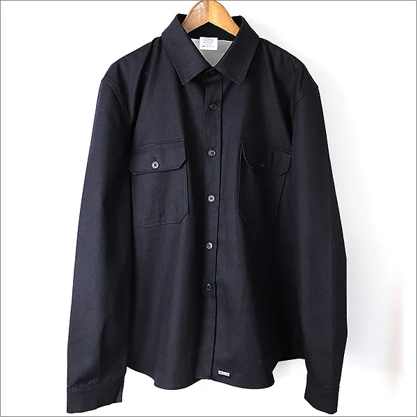 VETEMENTS VETEMENTS 16SS Black Twill Double Shirt