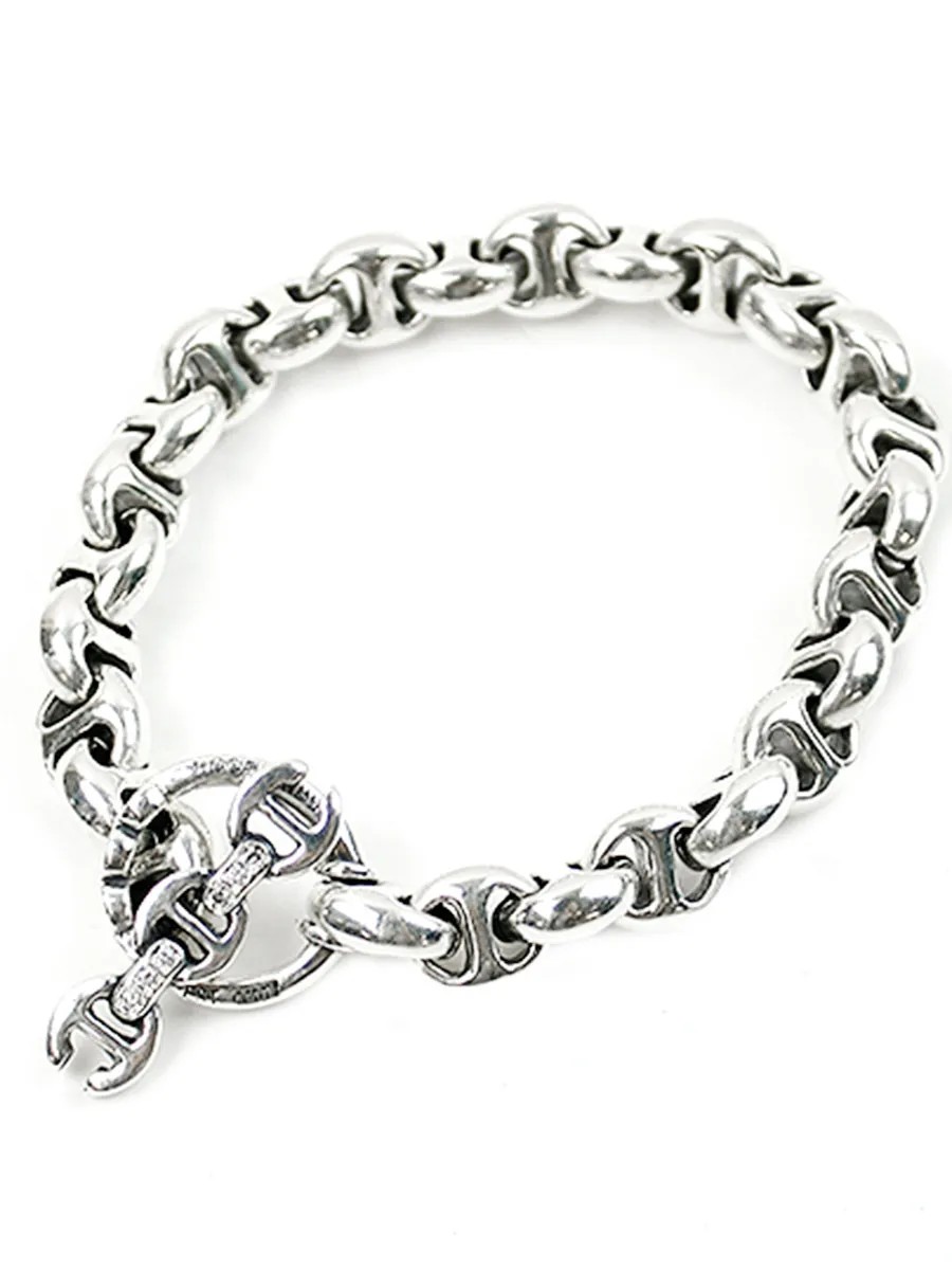 HOORSENBUHS ホーセンブース 10mm Open Link Bracelet With Diamonds オープンリンクブレスレット