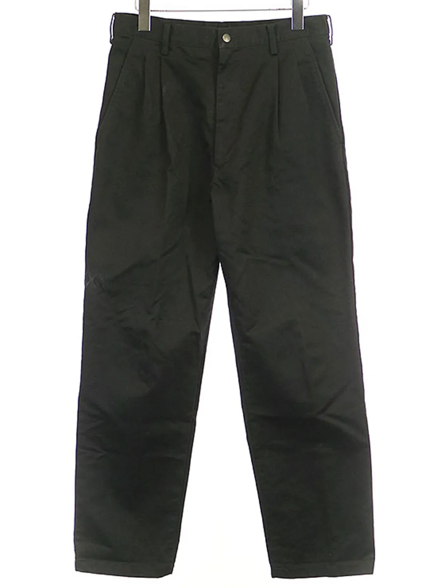 Yohji Yamamoto ヨウジヤマモト プール オム 2タックコットンチノパンツ