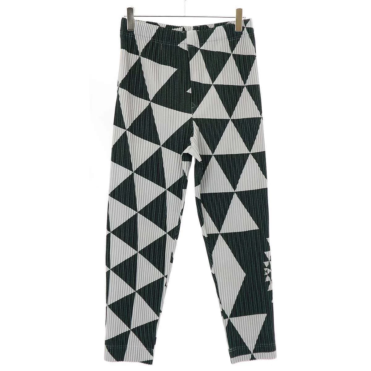 ISSEY MIYAKE オム プリッセ イッセイ ミヤケ 23AW TRIANGULAR GRID トライアングルプリーツパンツ
