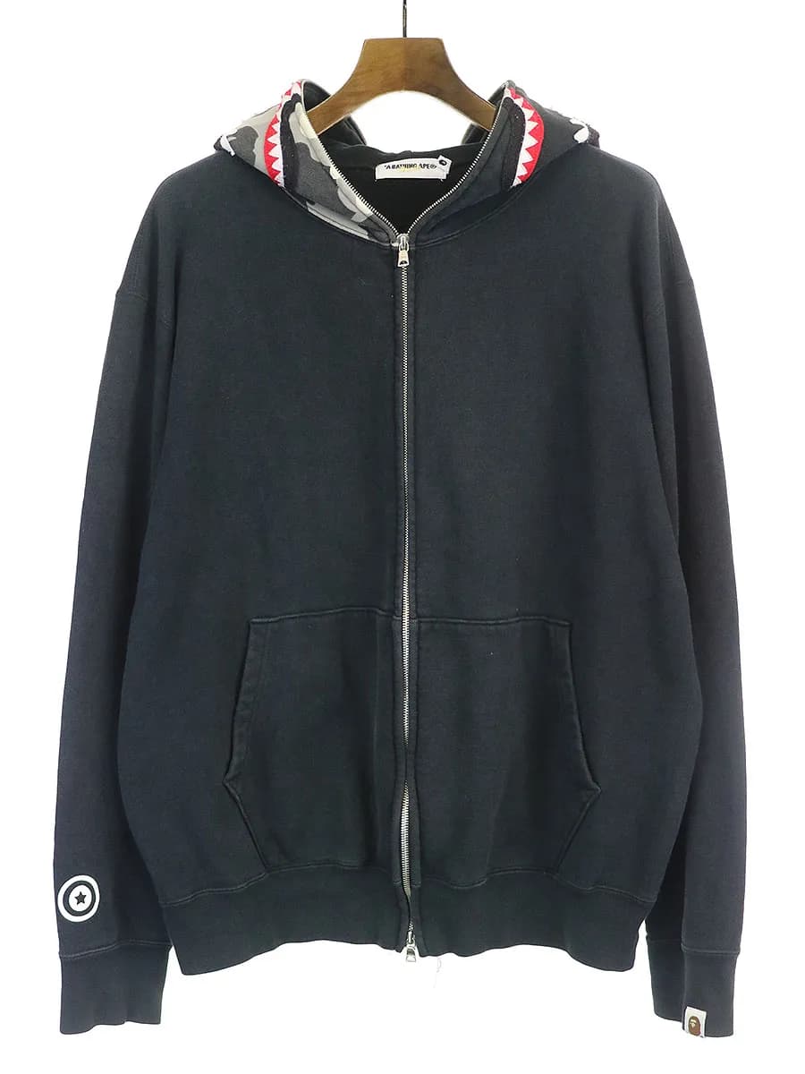 A BATHING APE ア ベイシング エイプ シャークパーカー
