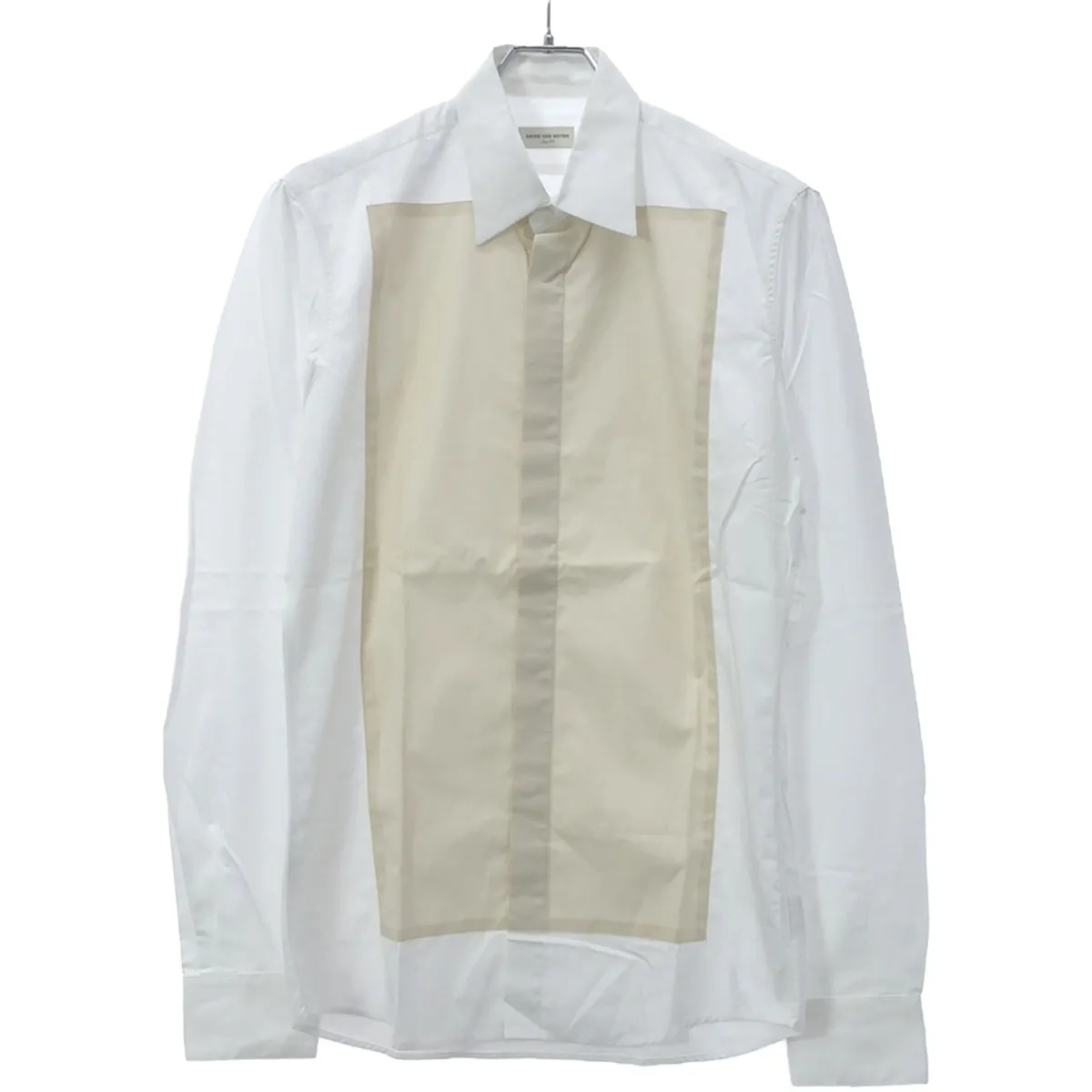 DRIES VAN NOTEN ドリスヴァンノッテン 11AW フライフロントパッチデザインシャツ
