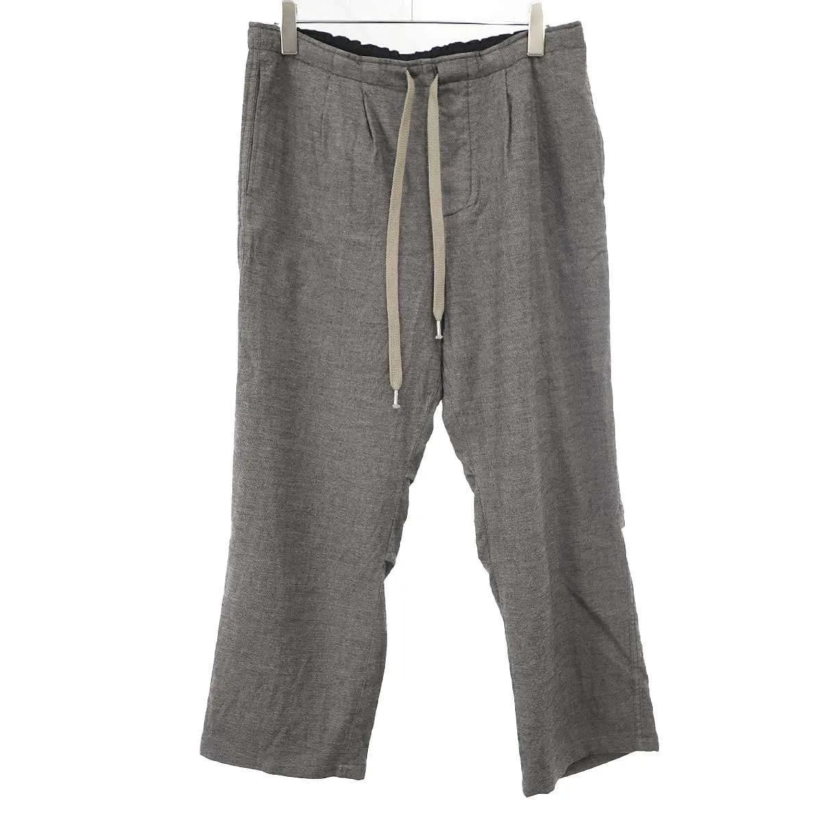 MAATEE&SONS マーティーアンドサンズ 25AW EASY PANTS カシミヤブレンドウールイージースラックスパンツ MT5303-0204B