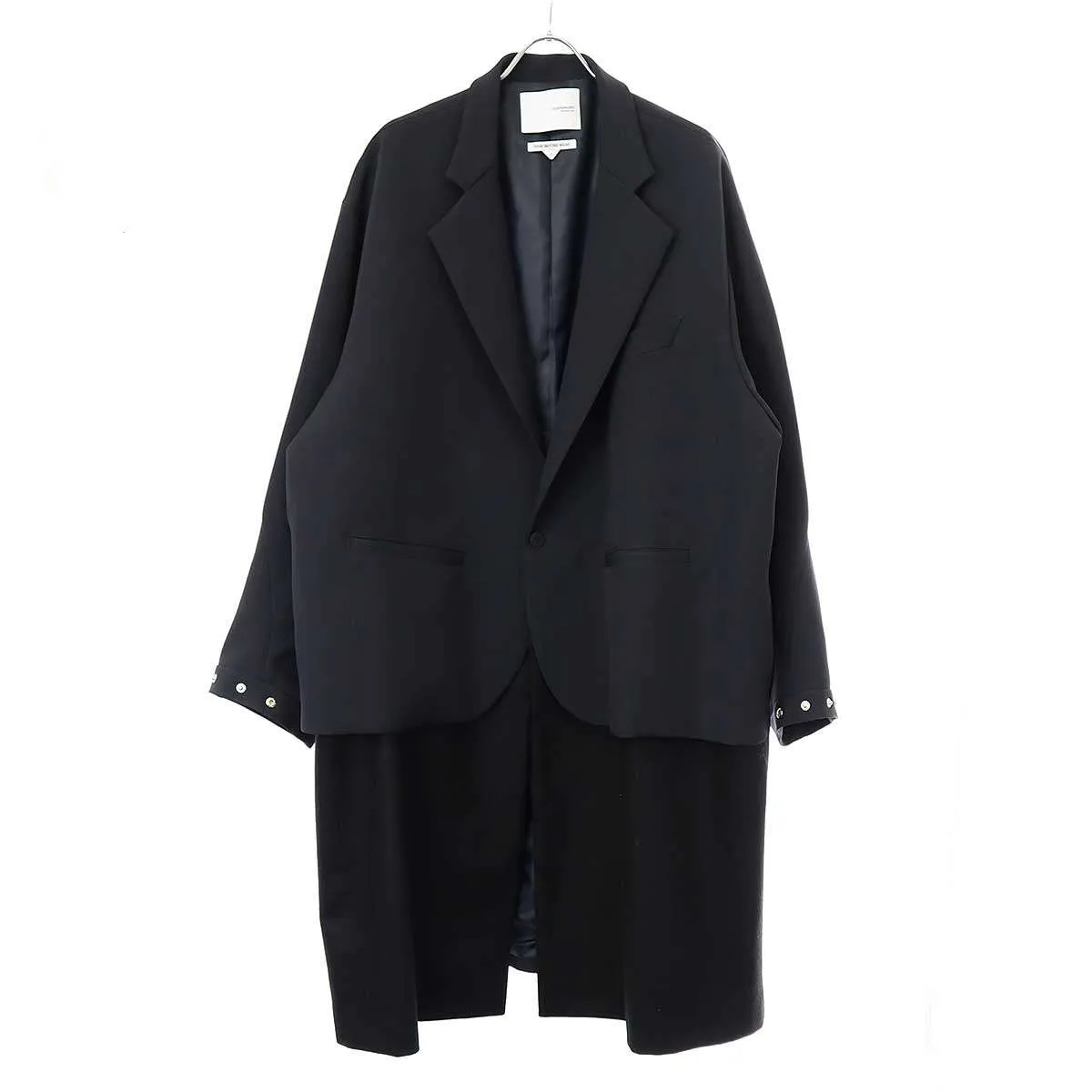 yoshio kubo ヨシオクボ 22AW 3CROSS JACKET COAT レイヤードデザインコート