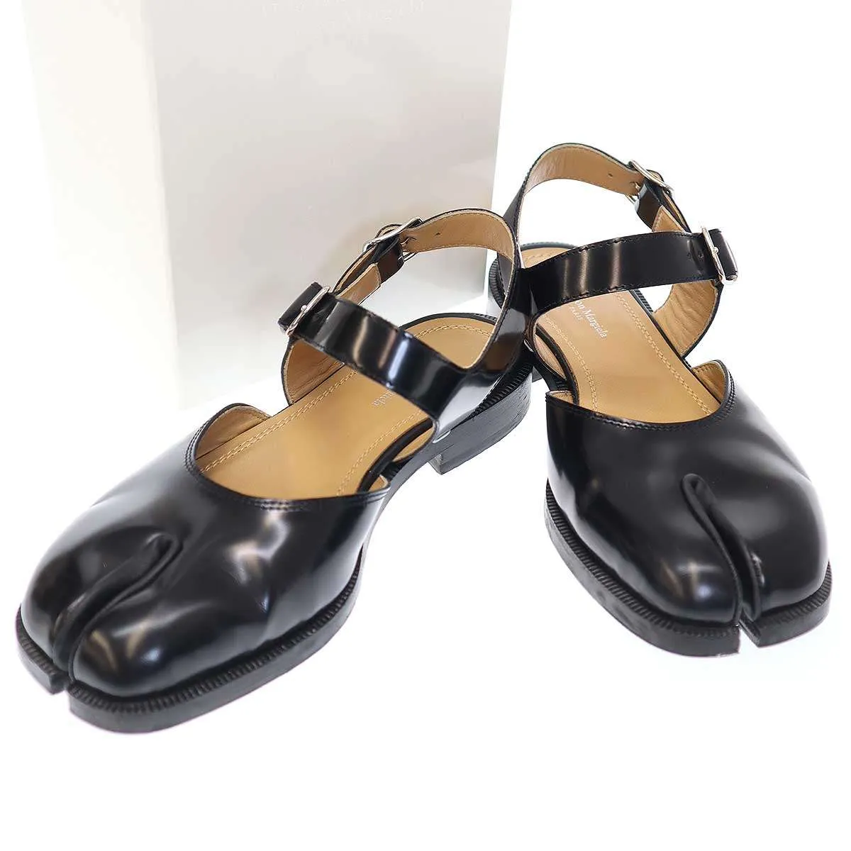Maison Margiela メゾン マルジェラ 22SS TABI SANDALS 足袋レザーストラップサンダル S58WP0249