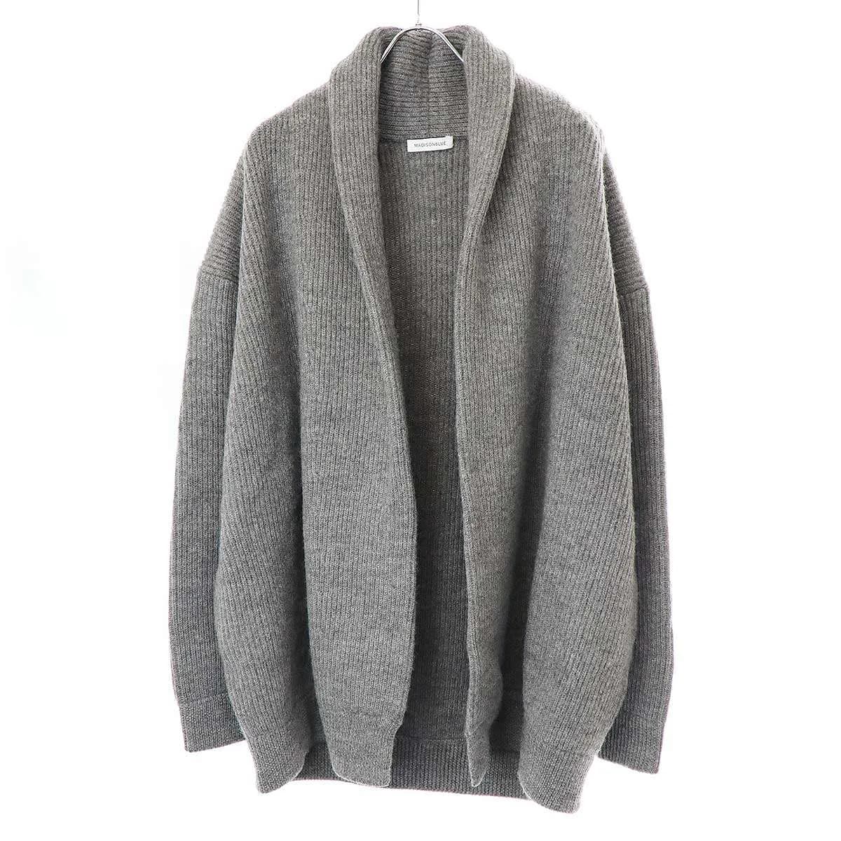 MADISON BLUE マディソンブルー SHAWL COLLAR CD ウールローゲージショールカラーカーディガン MB234-8019