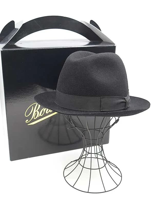 Borsalino ボルサリーノ ラビットファーフェルトハット