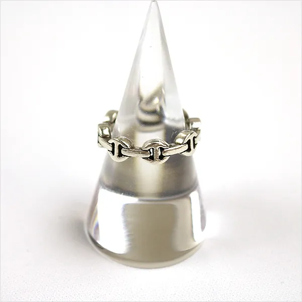 HOORSENBUHS HOORSENBUHS TRI-LINK SILVER RING