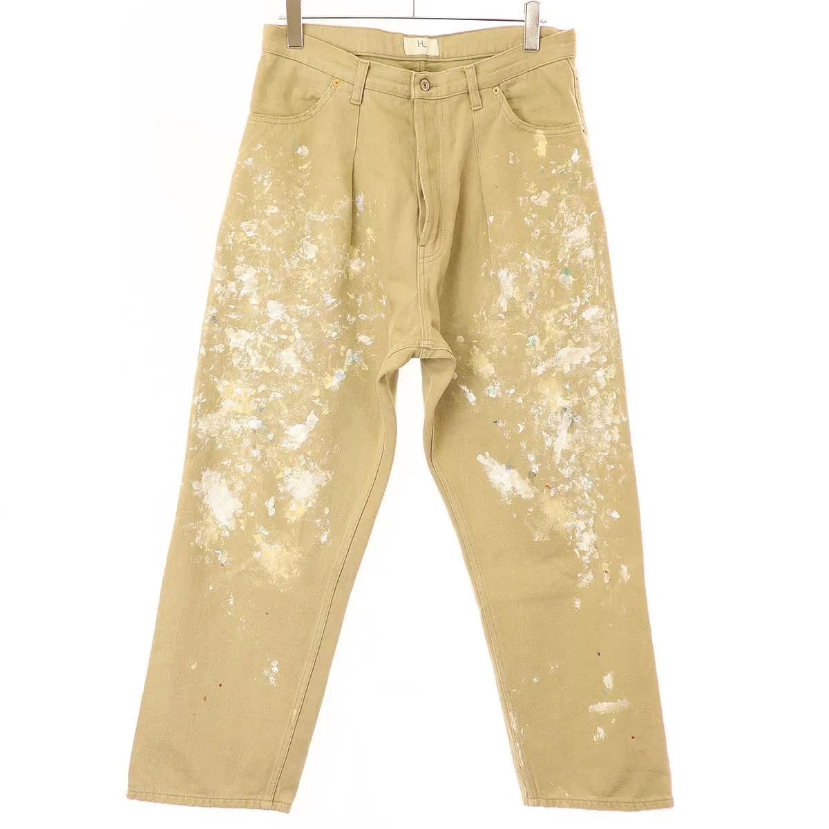 HERILL ヘリル 22SS HL Denim Splash Tuck 4PK デニムスプラッシュタック4PKパンツ 22-030-HL-8070-1